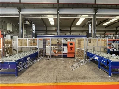 Automatisk hydraulisk cylinder endedæksel svejselinje